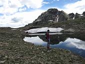Bellissima impegnativa salita dalle Baite di Mezzeno al Monte Pradella (2626 m.) nella bella ventosa giornata del 24 luglio 2010 - FOTOGALLERY